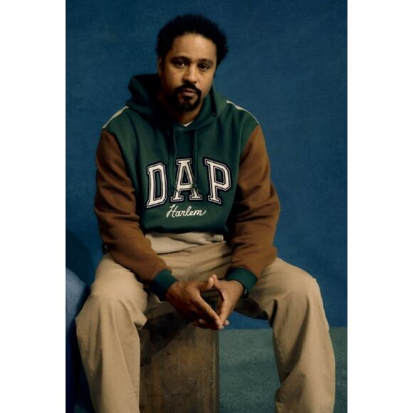 GAP x Dapper Dan Harlem Hoodie Sweatshirt - Unisex- Size XS - Picture 2 of 6